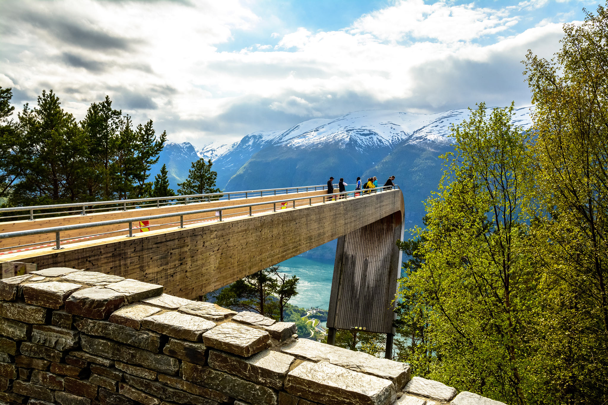 Stegastein, Aurlandsvangen